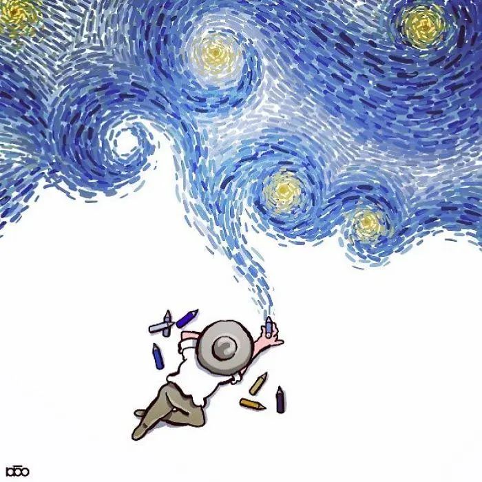 涂抹星空